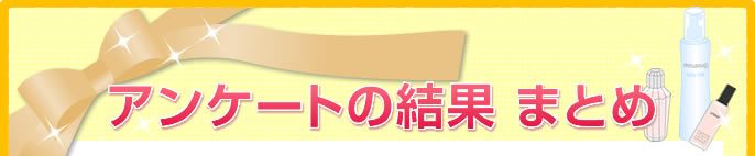 アンケートの結果 まとめ